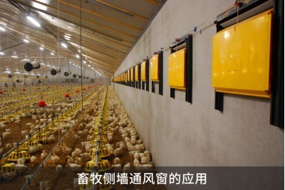 ?特姆優(yōu)電動推桿在畜牧側墻通風窗的應用